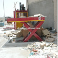 Muelle de carga grande ajustable en altura, elevador de tijera